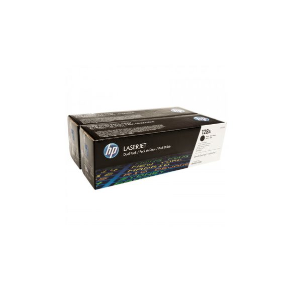 HP CE320AD (128AD) fekete eredeti toner duplacsomag (CE320AD)