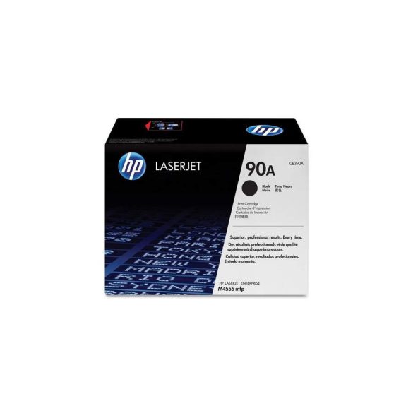 HP CE390A (90A) fekete eredeti toner (CE390A)