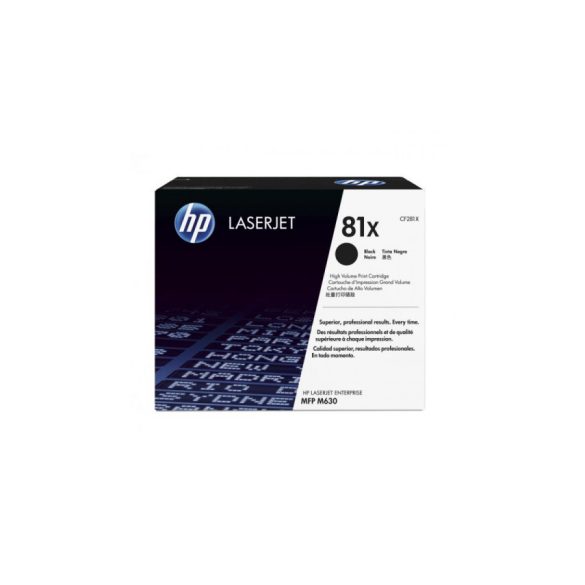 HP CF281X (81X) fekete eredeti toner (CF281X)