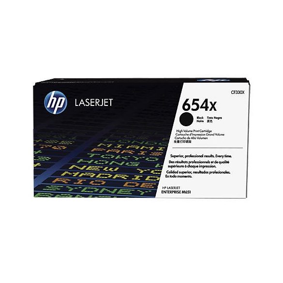 HP CF330X (654X) fekete eredeti toner