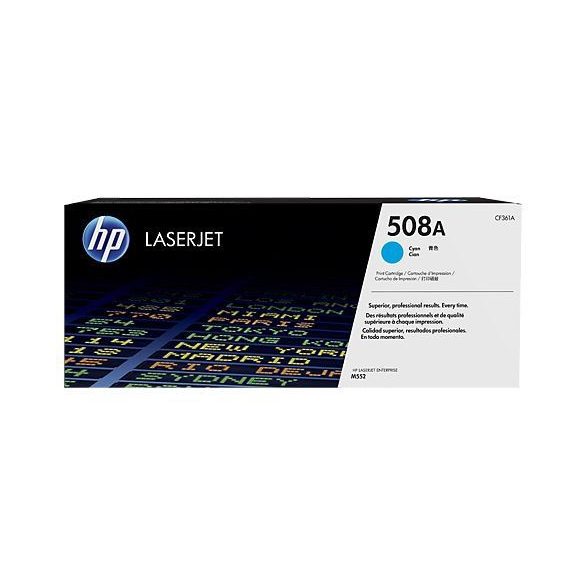 HP CF361A (508A) kék eredeti toner