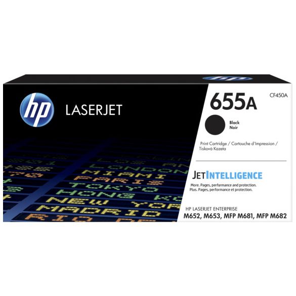 HP CF450A (655A) fekete eredeti toner