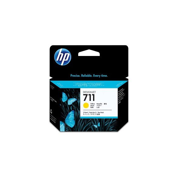 HP CZ136A No.711 sárga eredeti tintapatron csomag