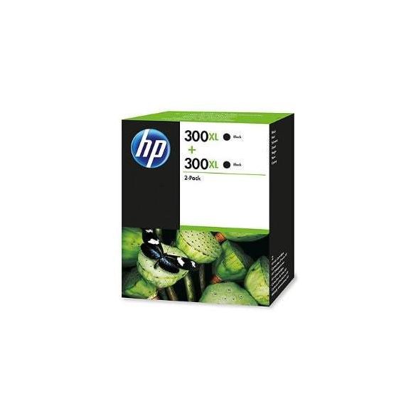 HP D8J43AE No.300XL fekete eredeti tintapatron duplacsomag