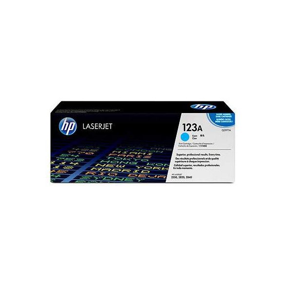 HP Q3971A (123A) kék eredeti toner