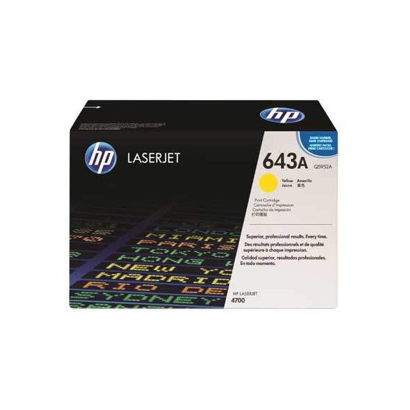 HP Q5952A (643A) sárga eredeti toner