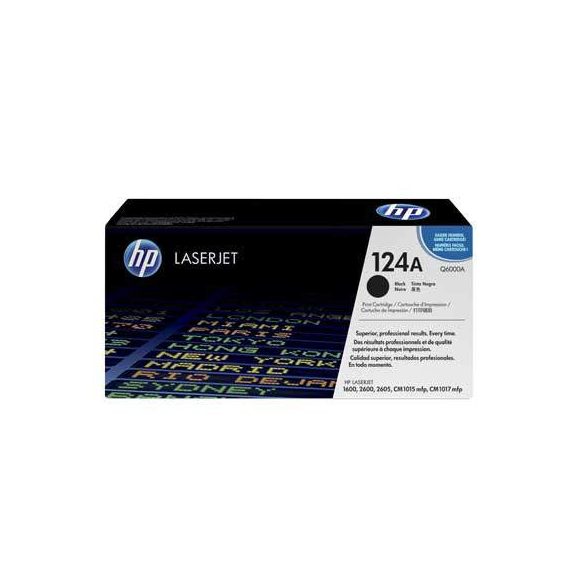 HP Q6000A (124A) fekete eredeti toner