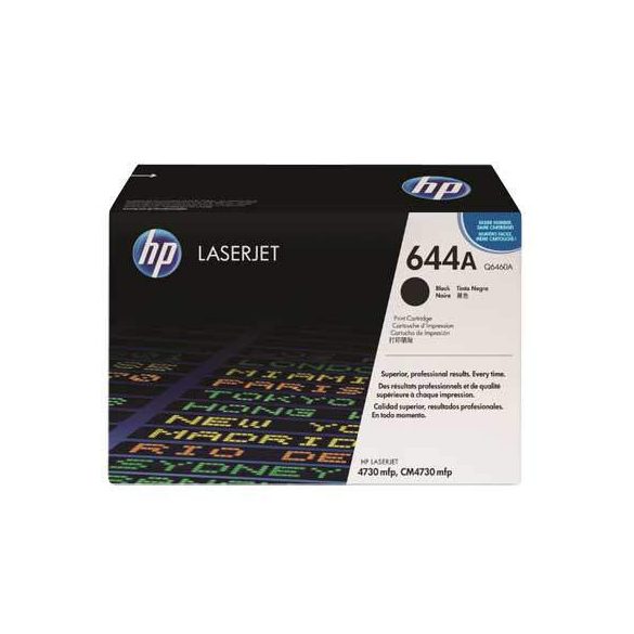 HP Q6460A (644A) fekete eredeti toner