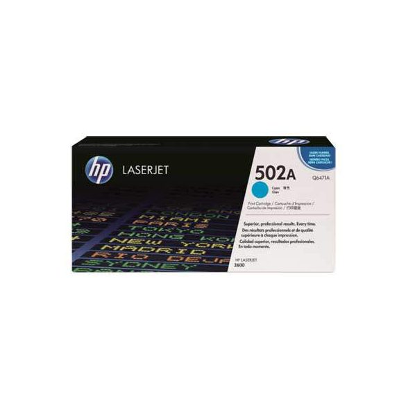 HP Q6471A (502A) kék eredeti toner