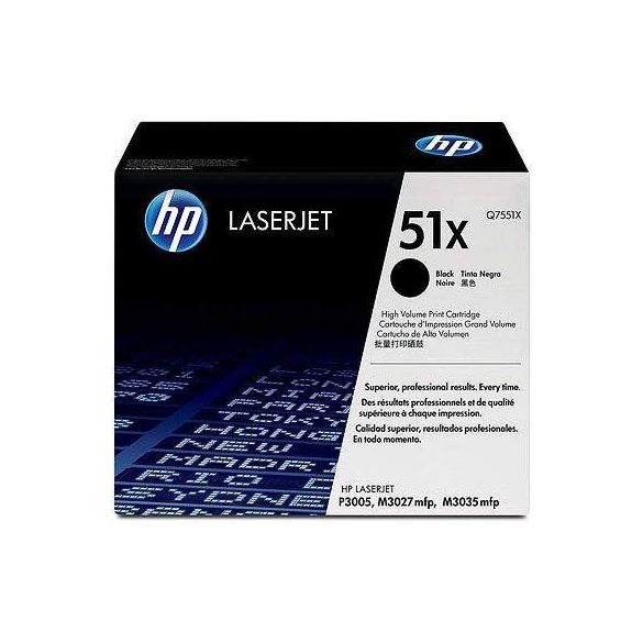 HP Q7551X (51X) fekete eredeti toner