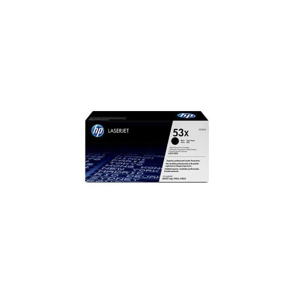 HP Q7553X (53X) fekete eredeti toner (Q7553X)