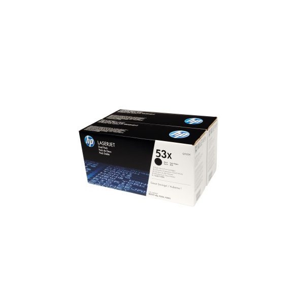 HP Q7553XD (53XD) fekete eredeti toner duplacsomag