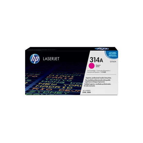 HP Q7563A (314A) magenta eredeti toner