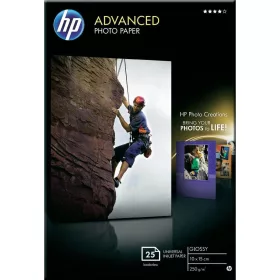   HP Q8696A fényes eredeti fotópapír (13x18cm, 25 lap, 250g)