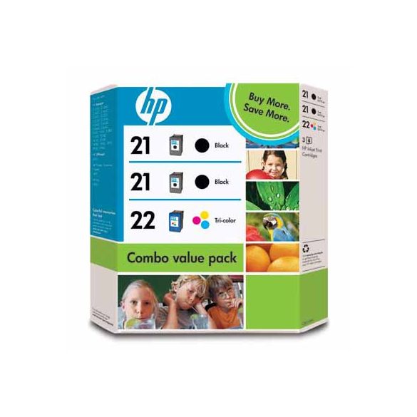 HP SD400AE 2xNo.21 / No.22 eredeti tintapatron multipack