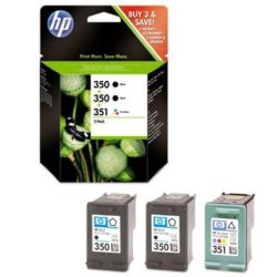   HP SD448EE No.350 + No.351 fekete+színes eredeti tintapatron csomag
