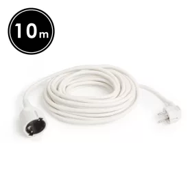   Hálózati lengő hosszabbító 3x1.5mm2 - 10m - fehér (20504WH)