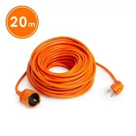   Hálózati lengő hosszabbító 3x1.5mm2 - 20m - narancssárga (20502OR)