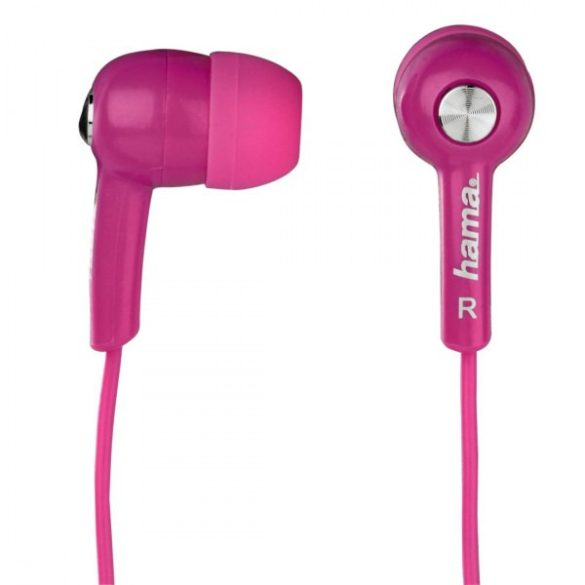 Hama HK2114 IN-EAR fülhallgató, mikrofon, PINK (122692)