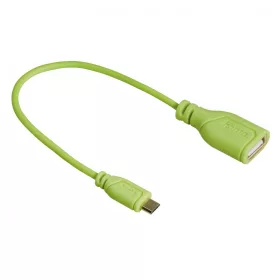 Hama microUSB-OTG adapter,ZÖLD (135706)