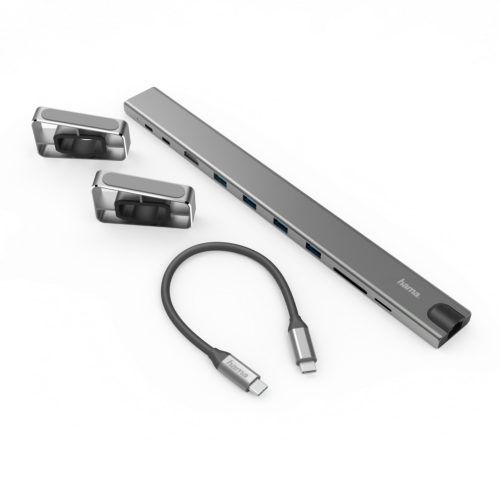 Hama USB 3.1 Type-C, 9IN1 DOKKOLÓ adapter (USB3.1,HDMI,LAN,USB-C,PD,SD) (135765)