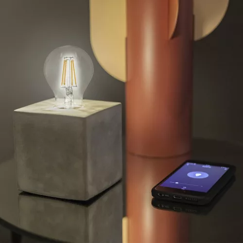 Hama okos szálas LED izzó, WiFi, E27, 7W, meleg fehér (176587)