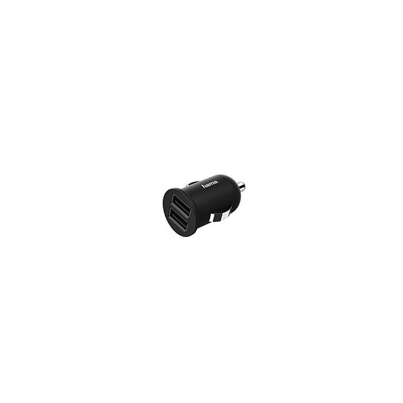 Hama autós töltő USB, DUPLA, 2,4A  (178369)