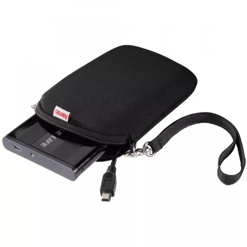 Hama 2.5" neopren külső HDD tok - fekete (95505)