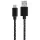 Hama adatkábel microUSB,SZÖVET 1M, FEKETE (20074)