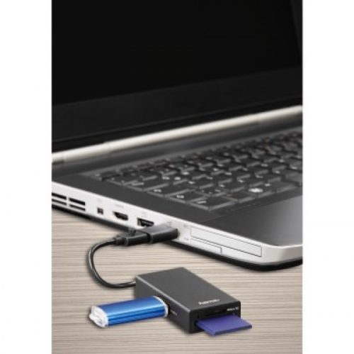 Hama 2in1 USB 2.0 OTG HUB és memóriakártyaolvasó (54141)
