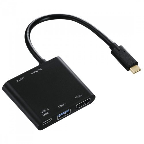 Hama 4in1 USB-C multiport adapter - USB-HDMI-USB-C (135729)