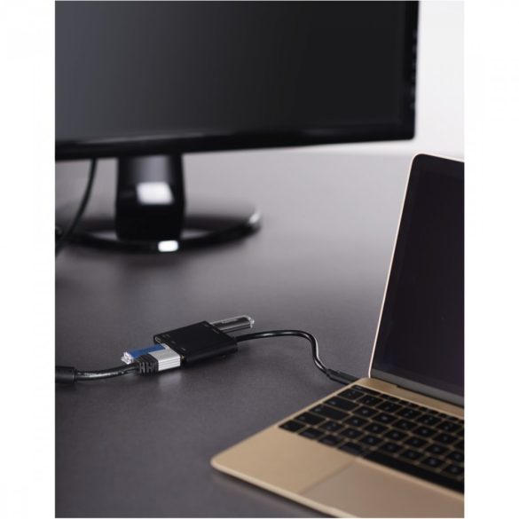 Hama 4in1 USB-C multiport adapter - USB-HDMI-USB-C (135729)