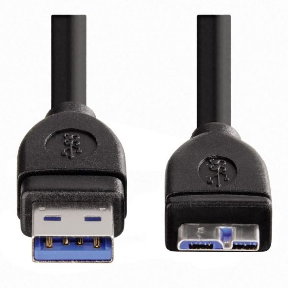 Hama ST USB 3.0 kábel 0,75M A-microB (53749)