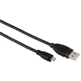 Hama adatkábel microUSB, FEKETE 3M (54589)