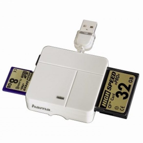 Hama All in one USB 2.0 kártyaolvasó - fehér (94125)