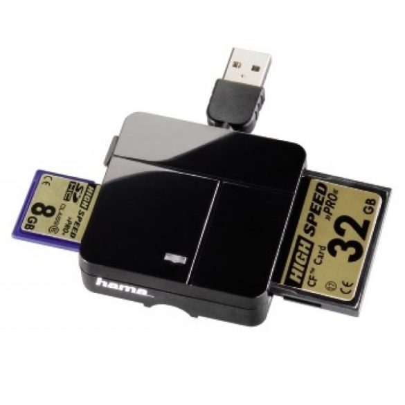 Hama All in one USB 2.0 kártyaolvasó - fekete (94124)