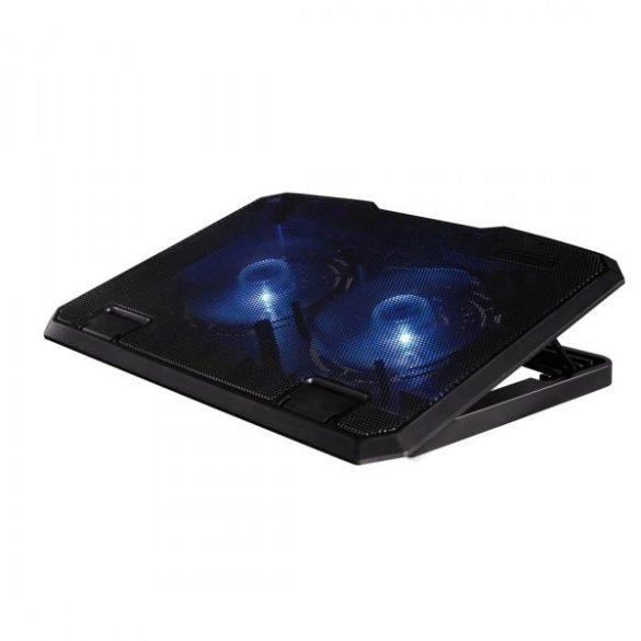 Hama Black notebook hűtőpad (53065)