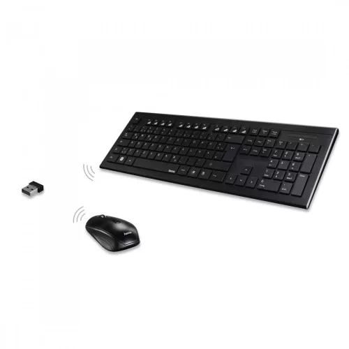 Hama CORTINO billentyűzet + optikai egér - fekete (13182664)