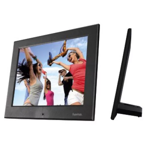 Hama Digitális képkeret "Slimline Basic" fekvő, 8", fekete ( 95290)