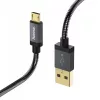 Hama Elite-Metal microUSB adatkábel 1.5m (173625)