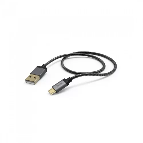 Hama Elite-Metal microUSB adatkábel 1.5m (173625)