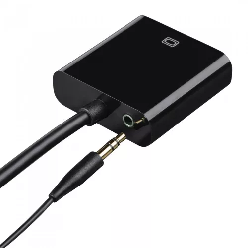Hama HDMI - VGA adapter + 3,5mm jack dugó (egyirányú) (54569)