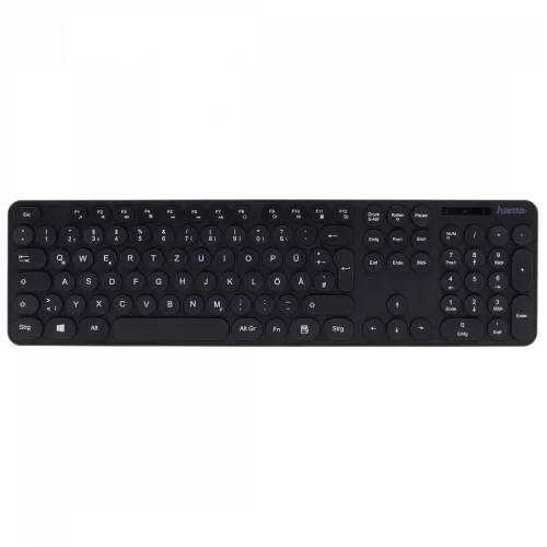 Hama KC-500 retró írógép design USB billentyűzet - fekete (182674)