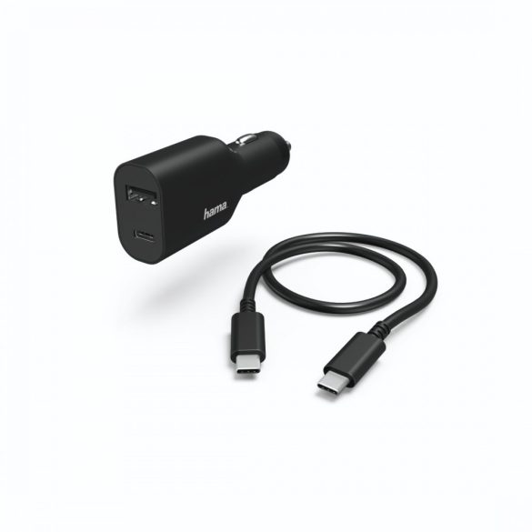 Hama PD Univerzalis autos USB TypeC töltő  (5-20V - 70W) (54177)