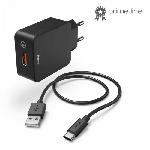 Hama Qualcomm QC 3.0 USB Type-C hálózati töltő 3A (183230)