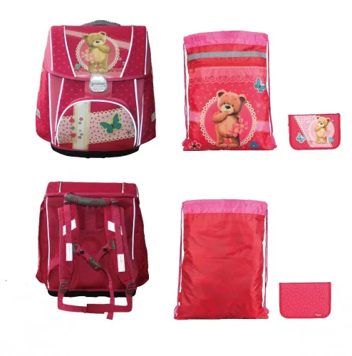 Hama JanBoots Teddy maci iskolatáska szett 3 db (138675)