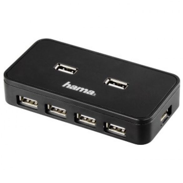 Hama USB 2.0 HUB (7 db USB port) + külső táp (39859)
