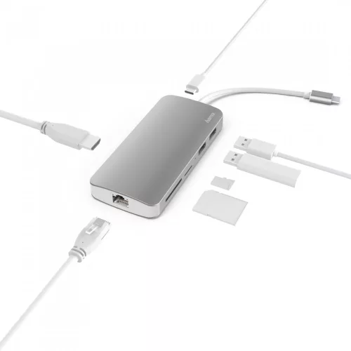 Hama USB Type-C 3.1 7in1 dokkoló adapter (135760)