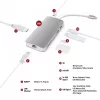 Hama USB Type-C 3.1 7in1 dokkoló adapter (135760)