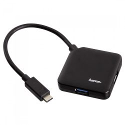 Hama USB 3.1 HUB (4 db USB port) - fekete (135750)